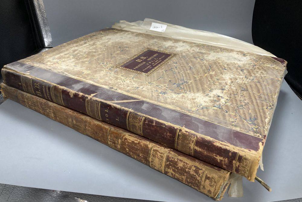 H.B (John Doyle) - Political Sketches, published by Thomas McLean, vols 1 and 2